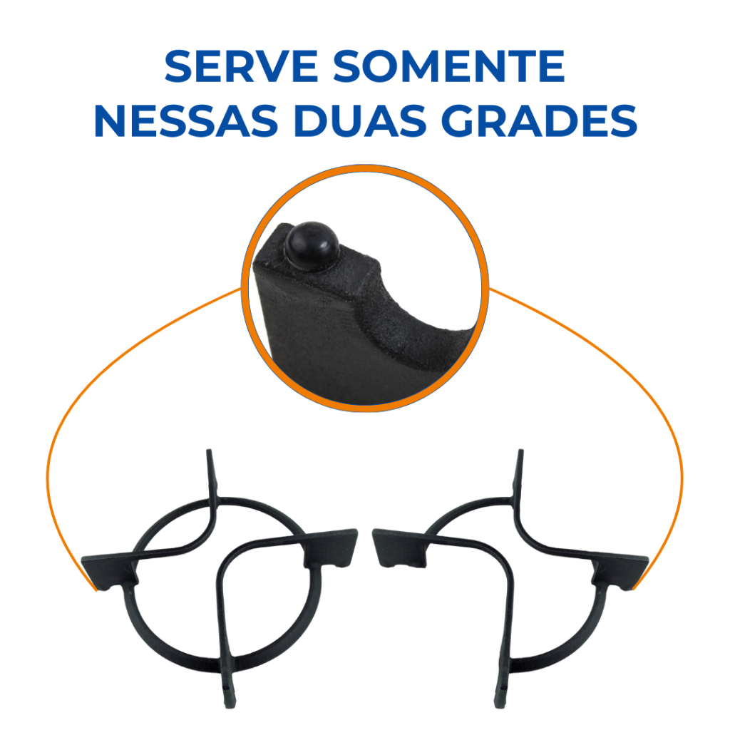 20 Borrachas Pé Trempe Grade Grelha Fogão Cooktop Atlas Dako