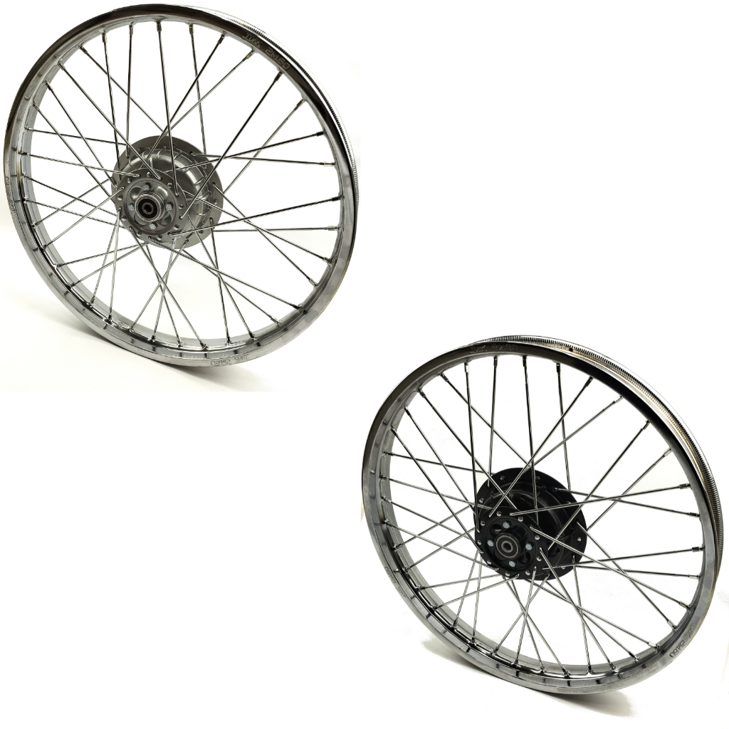 Roda Dianteira Montada Xl 125 / Xls 125 + Rolamentos - Raios 3,5mm ou 4mm