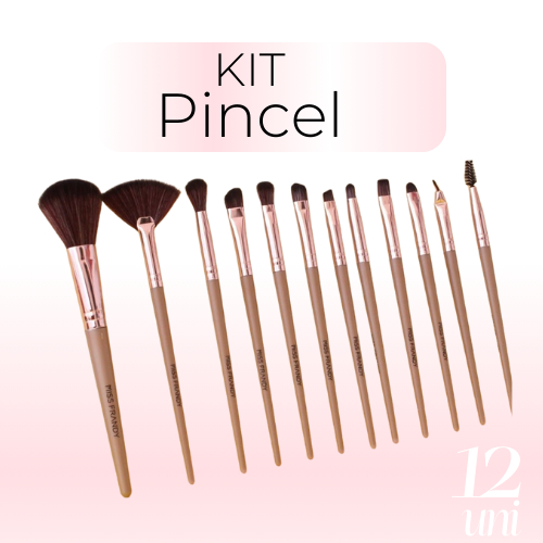 Kit de Pincéis ProArtist Brush Essenciais (12 modelos) Miss Frandy PM23-0476