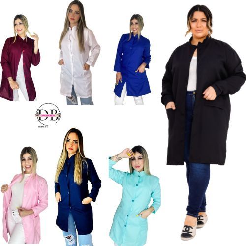 Jaleco com Botão Uniforme Clinicas Hospitais empresas Uniforme Profissional 39