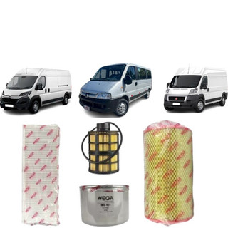 Kit Revisão Filtro Troca Completa Wega Jumper Ducato Boxer  2.3 16V 4 Cilindro em Oferta na Shopee