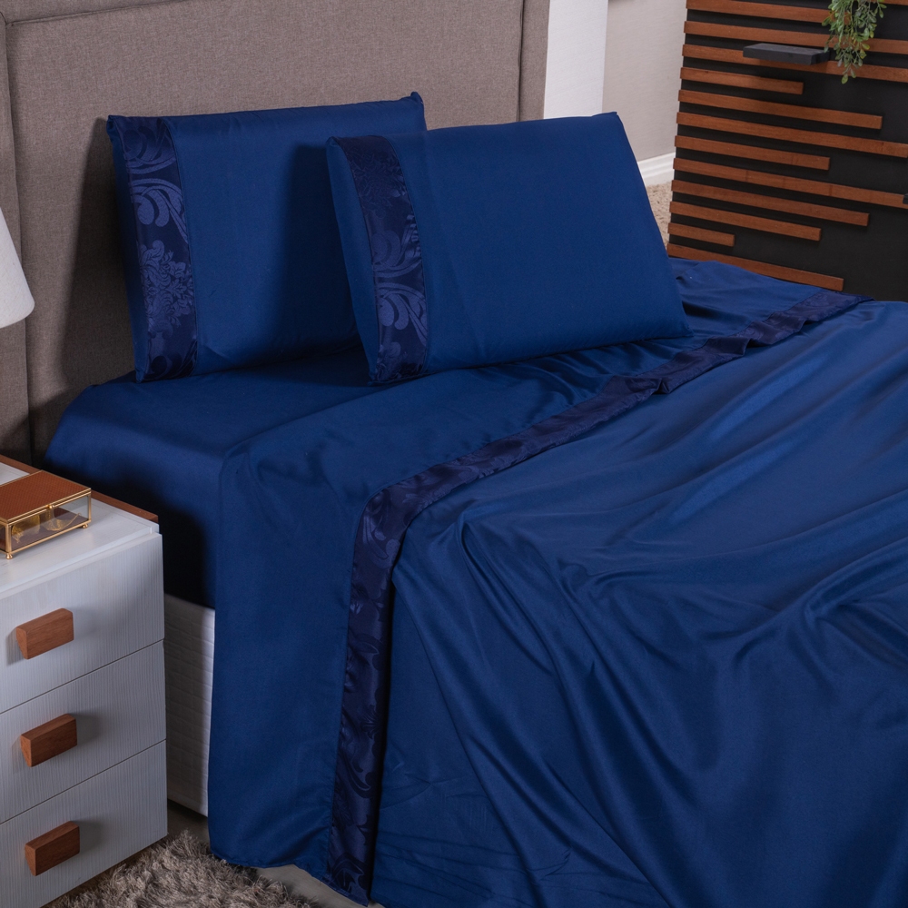 Jogo Lençol Super King 4 Peças Percal 400 Fios Toque Acetinado em Oferta na Shopee