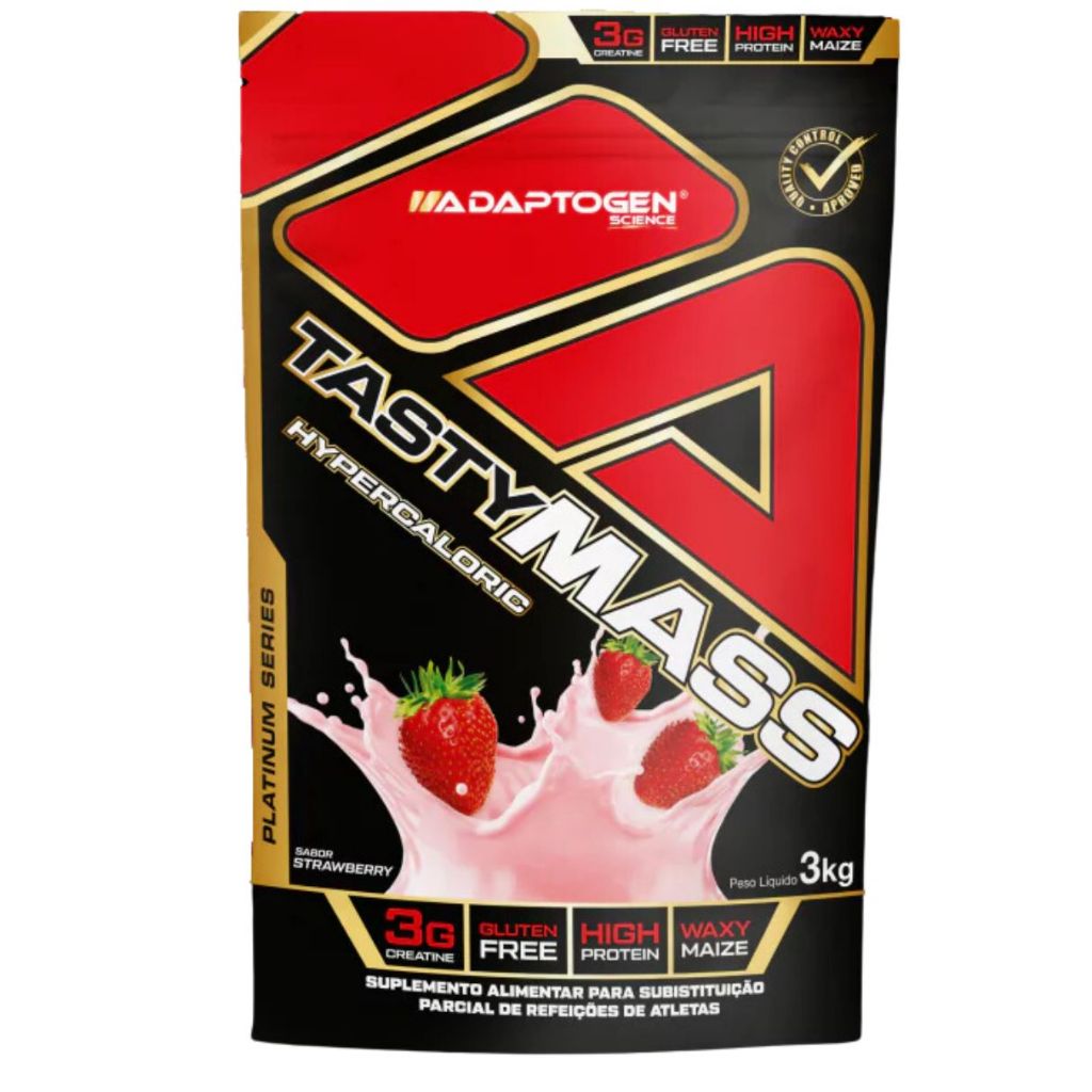 Tasty Mass Hipercalórico 3kg - Adaptogen Science