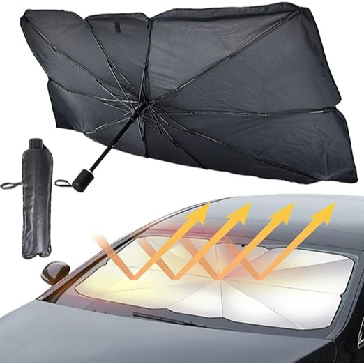 Painel Guarda Sol Proteção Solar Uv Para-brisa Carro - SQ7734 em Oferta na Shopee