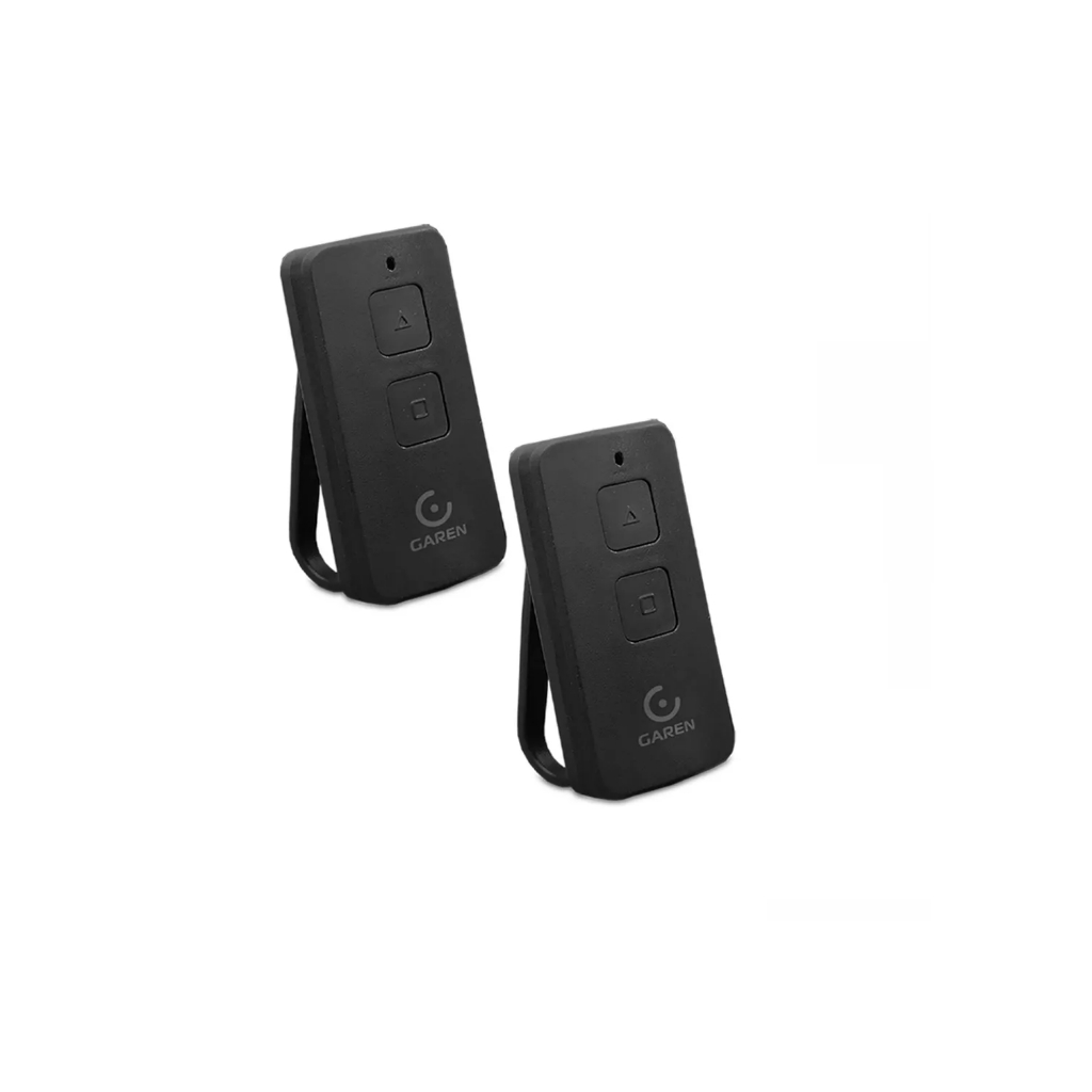 Kit 2 Controle Remoto Garen Txmax 433mhz Portão Alarme Preto