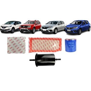 Kit Revisão Filtro Troca Completa Wega Renault Captur Duster Logan Sandero em Oferta na Shopee