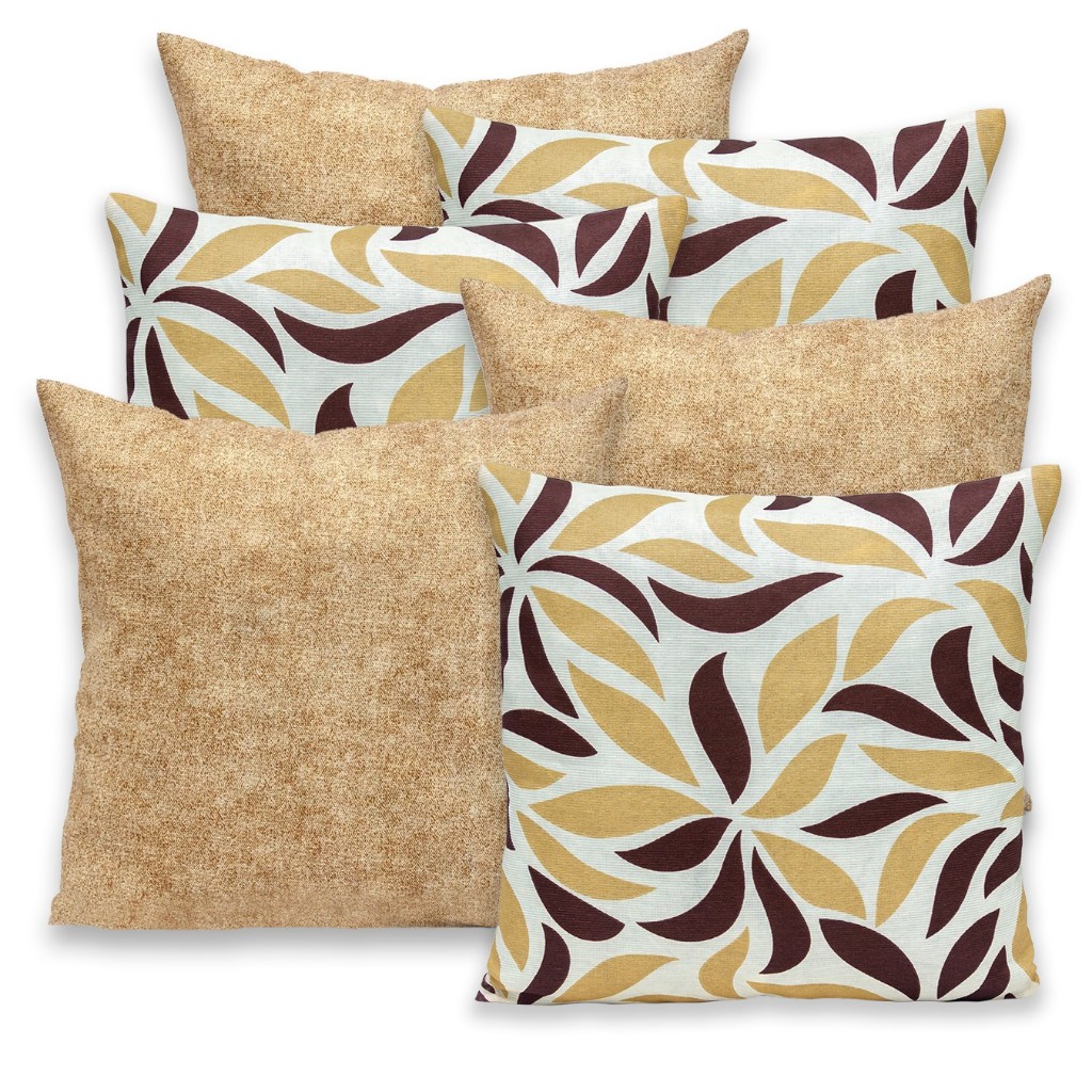 Kit 6 Capas de Almofada 40cmx40cm Gorgurinho Lisa e Estampada em Oferta na Shopee