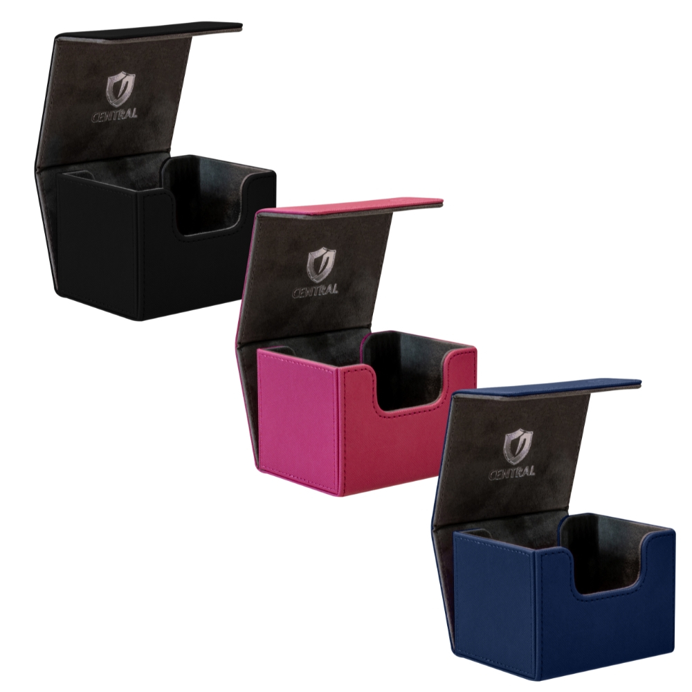 Deck Box Forte 100+ Central Vault Fecho Magnético Premium Caixa Cards Carta Pokémon TCG Magic Sleeve em Oferta na Shopee