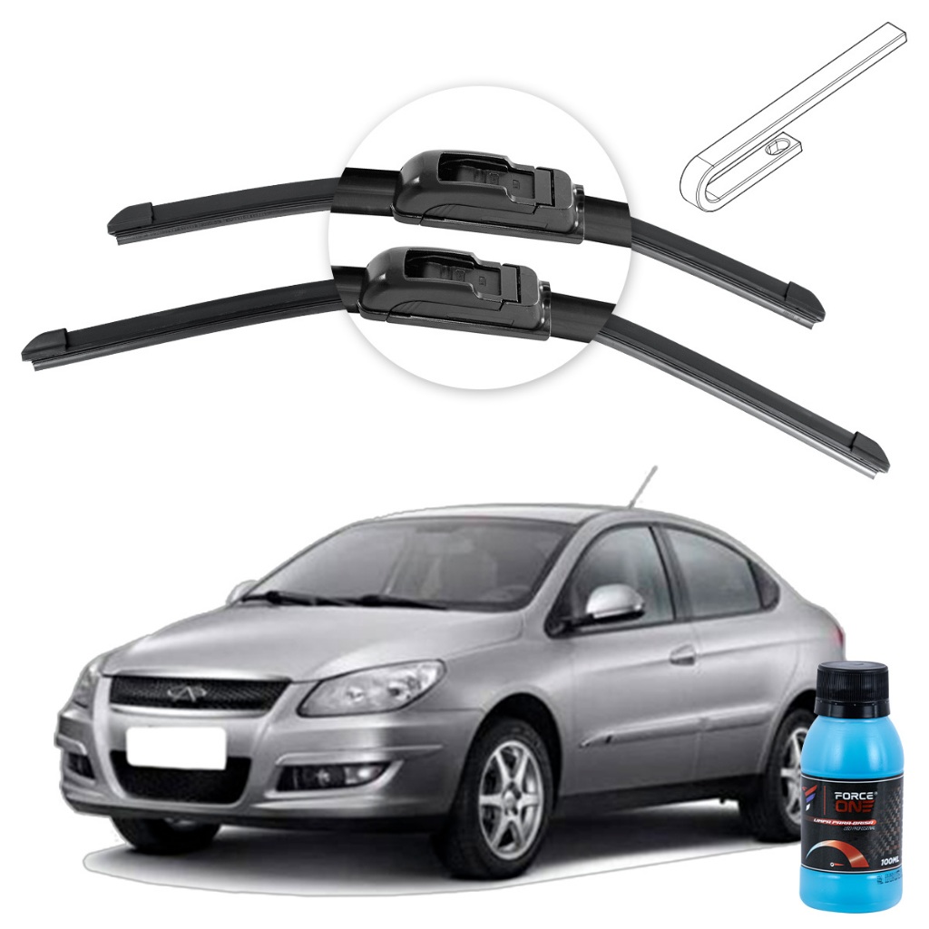 Limpador de Parabrisa Chery Cielo ano 10 a 13 Universal