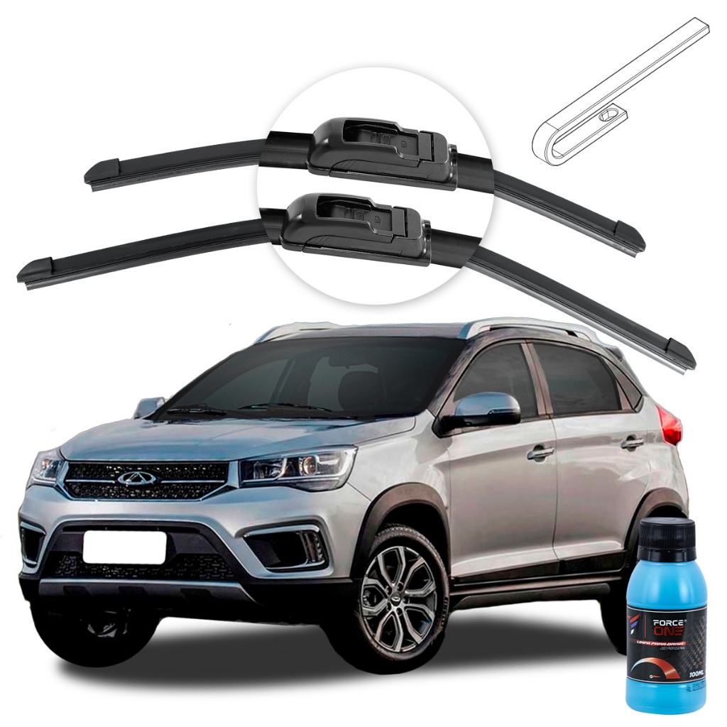 Limpador de Parabrisa Chery Tiggo 2 ano 18 a 2024 em Oferta na Shopee