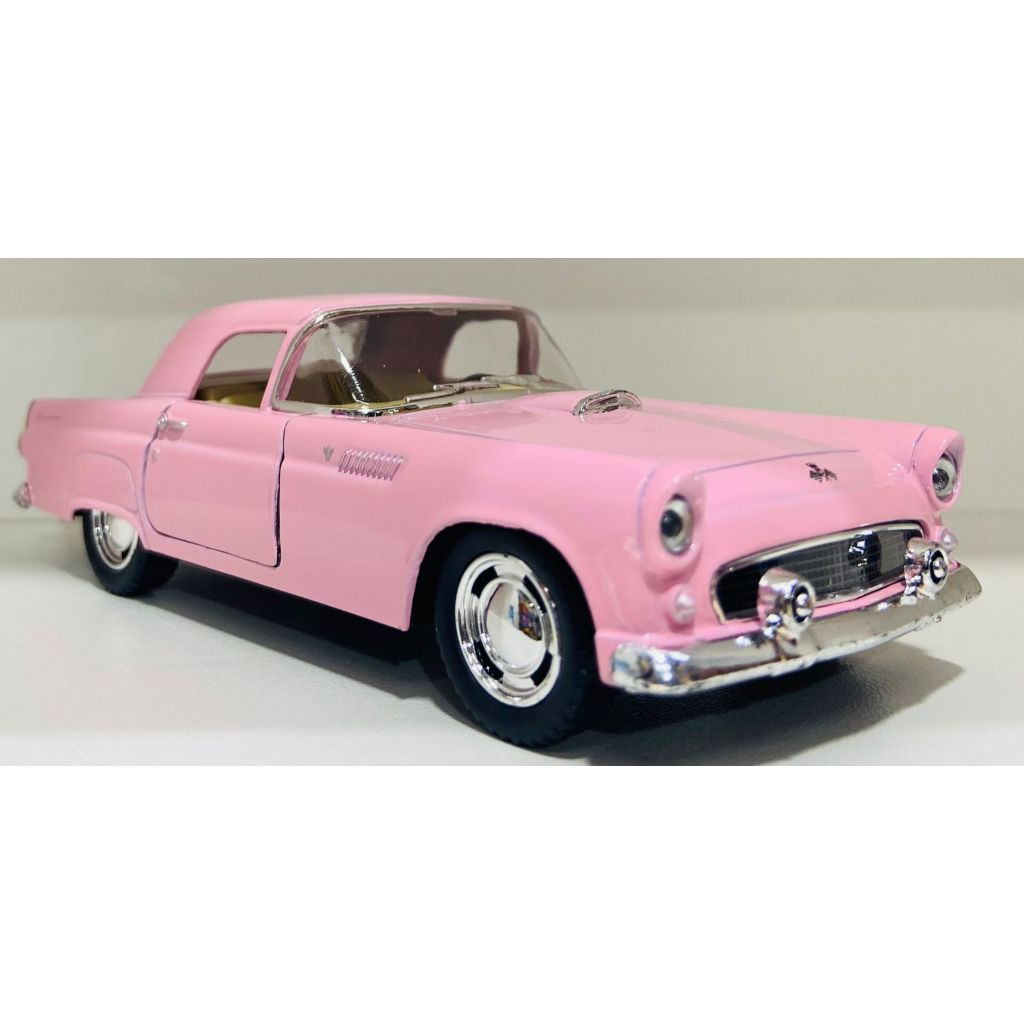 Miniatura Ford Thunderbird 1955 - Escala 1:36 (Rosa)