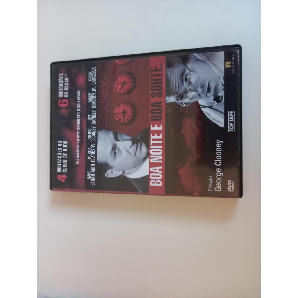 Dvd - Boa Noite E Boa Sorte - George Clooney Original