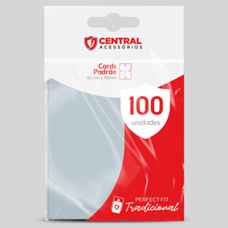 Sleeve Perfect Fit 63x88mm Tradicional Transparente 100un Central Shield Pokémon Magic TCG PhotoCard em Oferta na Shopee