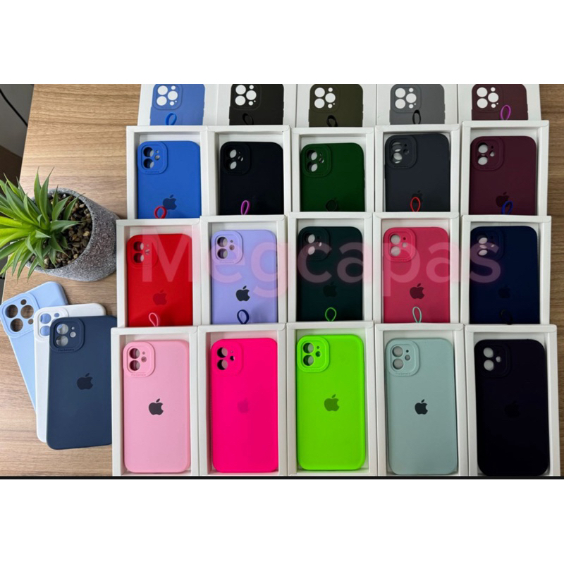 Capa Case Silicone QUADRADA Premium Aveludada Para iPhone 14/14pro/14promax/14plus/15/15PRO/15PROMAX/15PLUS em Oferta na Shopee