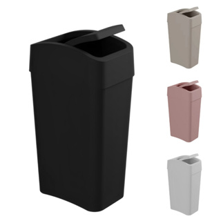 Lixeira Cesto de Lixo Banheiro Cozinha Tampa Basculante 8 L em Oferta na Shopee