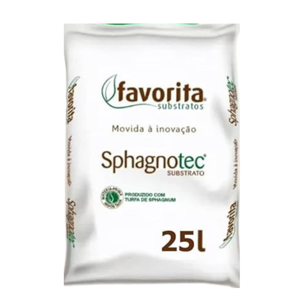 Substrato Inerte 50% Turfa de Sphagnum + 50% Perlita 25 Litros Lupa Sphagnotec 50/50 Cultivo Indoor