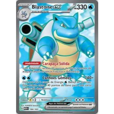 Coleção MEW 151 Cartas Pokémon TCG -Blastoise EX (184/165)/Alakazam EX (188/165)/Jynx EX (191/165)