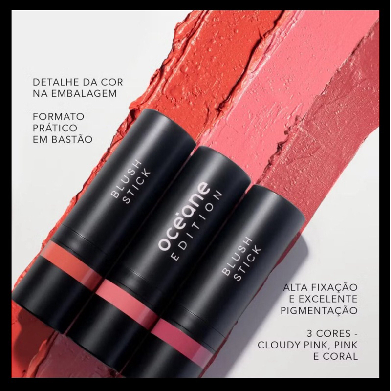 BLUSH EM BASTÃO - BLUSH STICK OCEANE EDITION em Oferta na Shopee