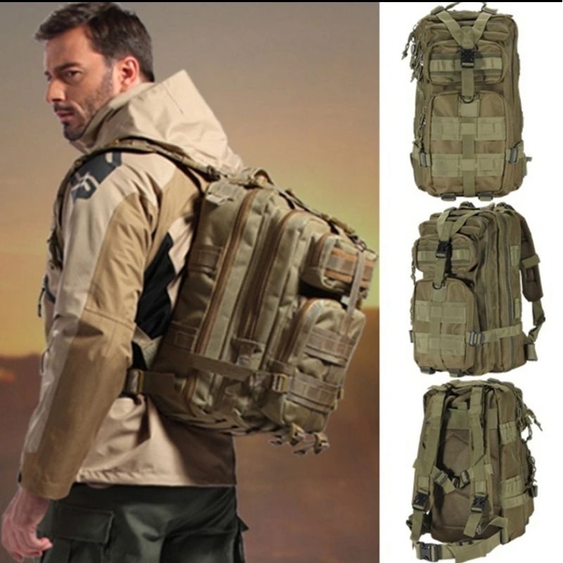 Mochila Tática Militar Assault 30l Reforçada Impermeável