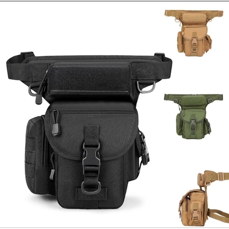 Multifuncional tático ao ar livre
Camuflagem Ciclismo Exército Ventilador Leggings Toolkit Perna Pendurada Bolsa