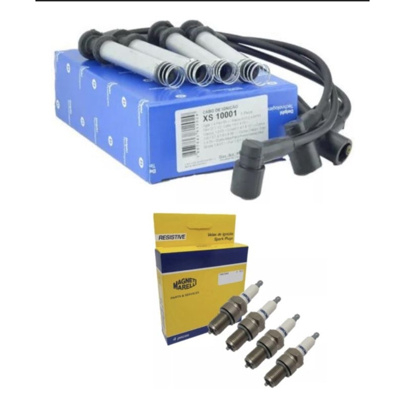 Kit Jogo Cabo E Vela Gm Corsa Celta Classic Prisma 1.0 8v Flex em Oferta na Shopee