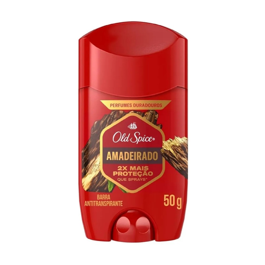 Desodorante em barra Old Spice Amadeirado 50g