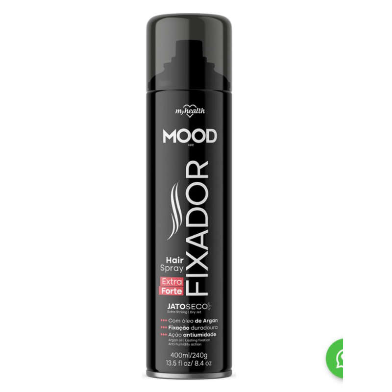 Spray Fixador de Cabelo  Mood Care My Health 400ml / 240g