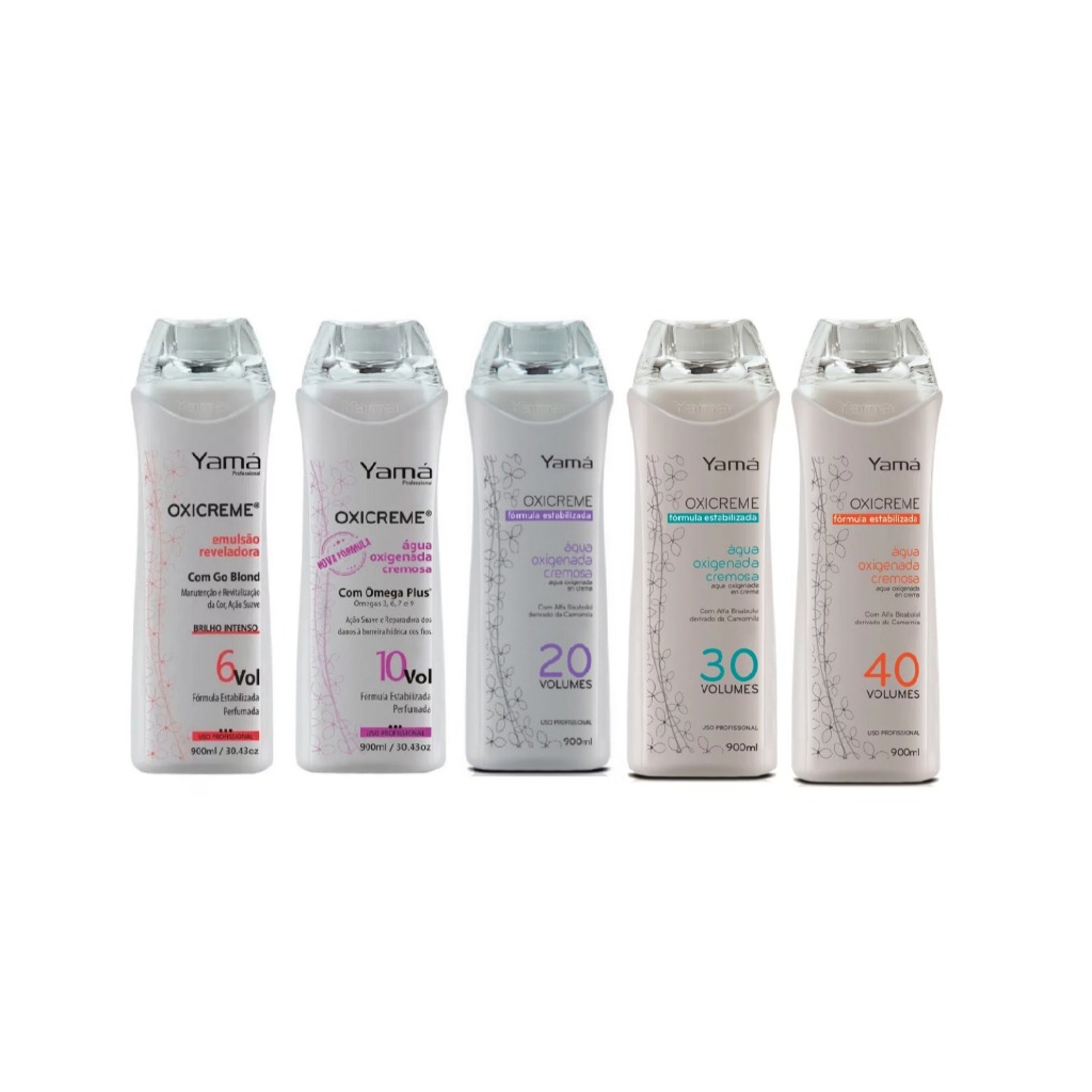 Yamá  - Água Oxigenada 900ml (Volume: 6; 10; 20; 30; 40)
