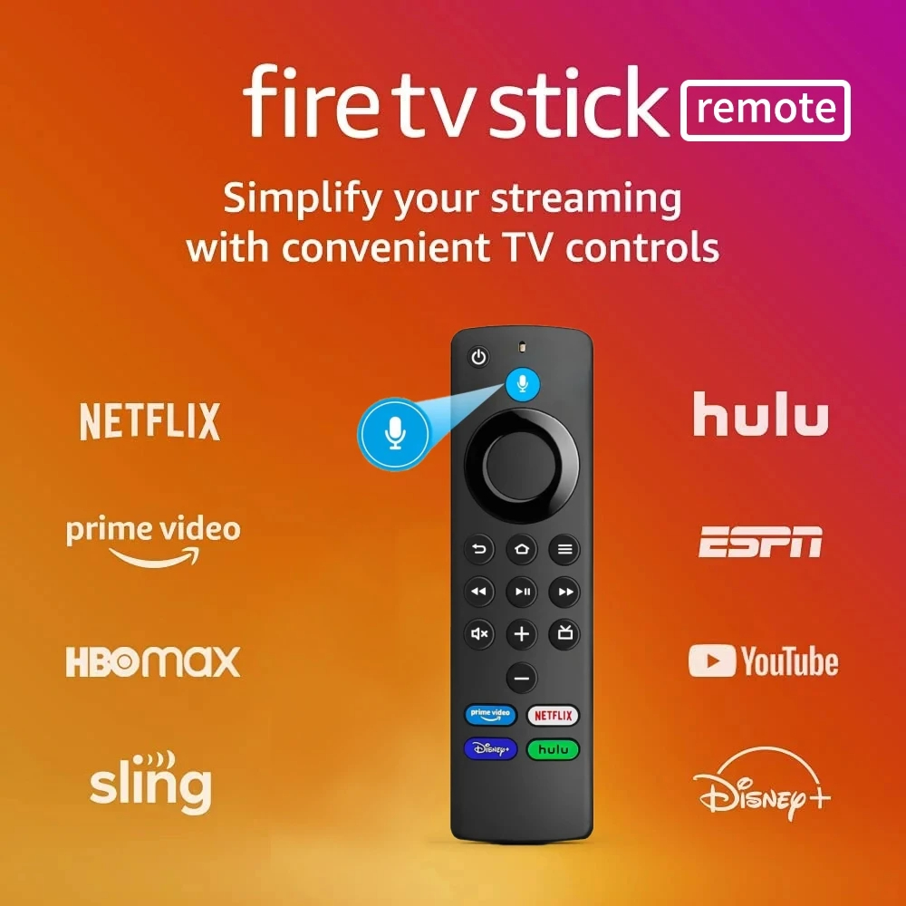 Controle Remoto Comando de Voz Amazon Fire Tv Lite Fire Stick 4k Alexa