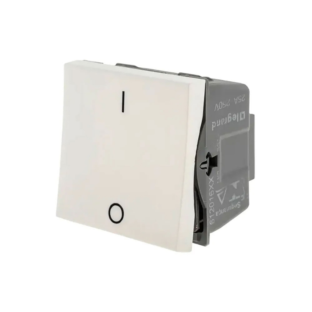 Interruptor Simples Bipolar Branco 25a 250v Pial Plus - Home Appliances