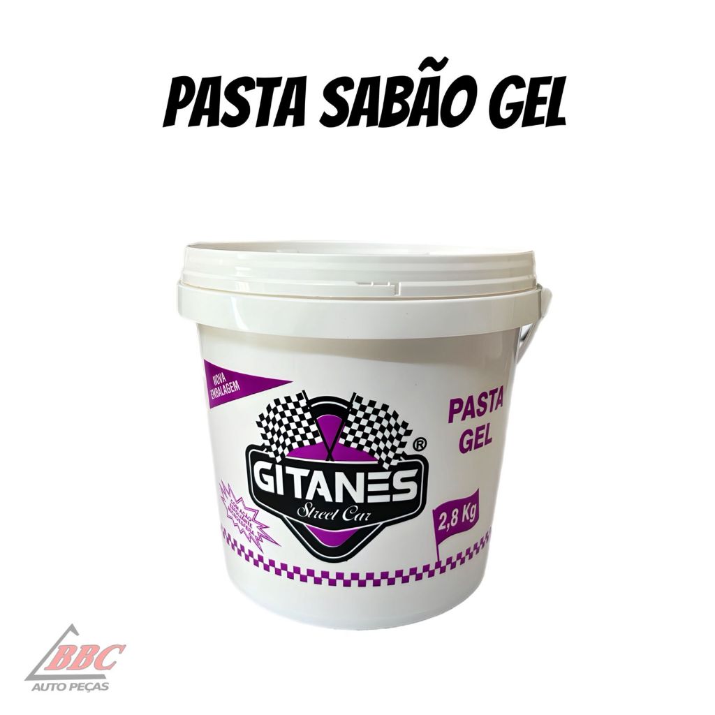 Pasta Sabão Gel Desengraxante Biodegradável Rosa Gitanes Para Lavar Mãos de 2,8kg