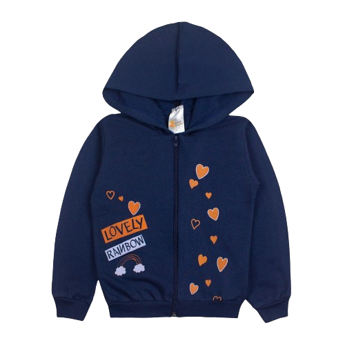 Kit 2 Jaqueta Casaco Menina Moletom Capuz E Zíper Roupa Frio