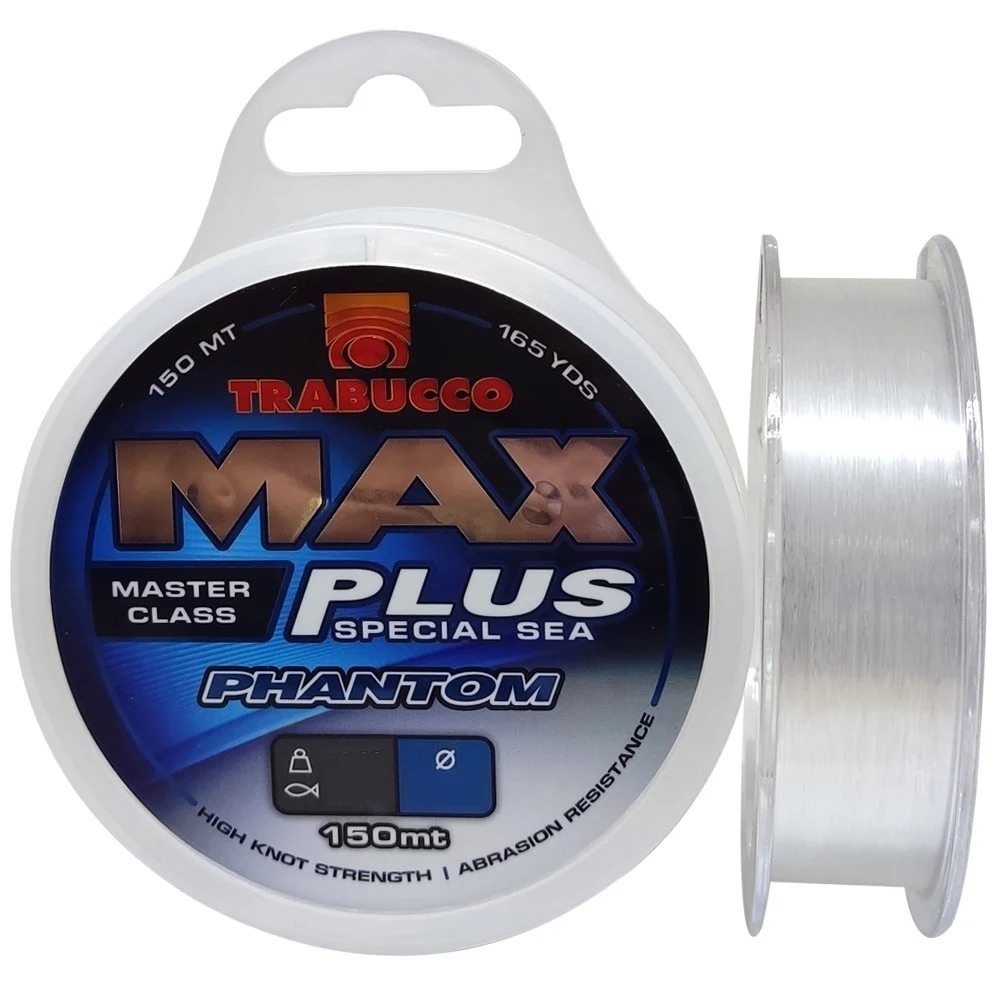 Linha De Pesca Monofilamento Trabucco Max Plus Phantom 300 Metros