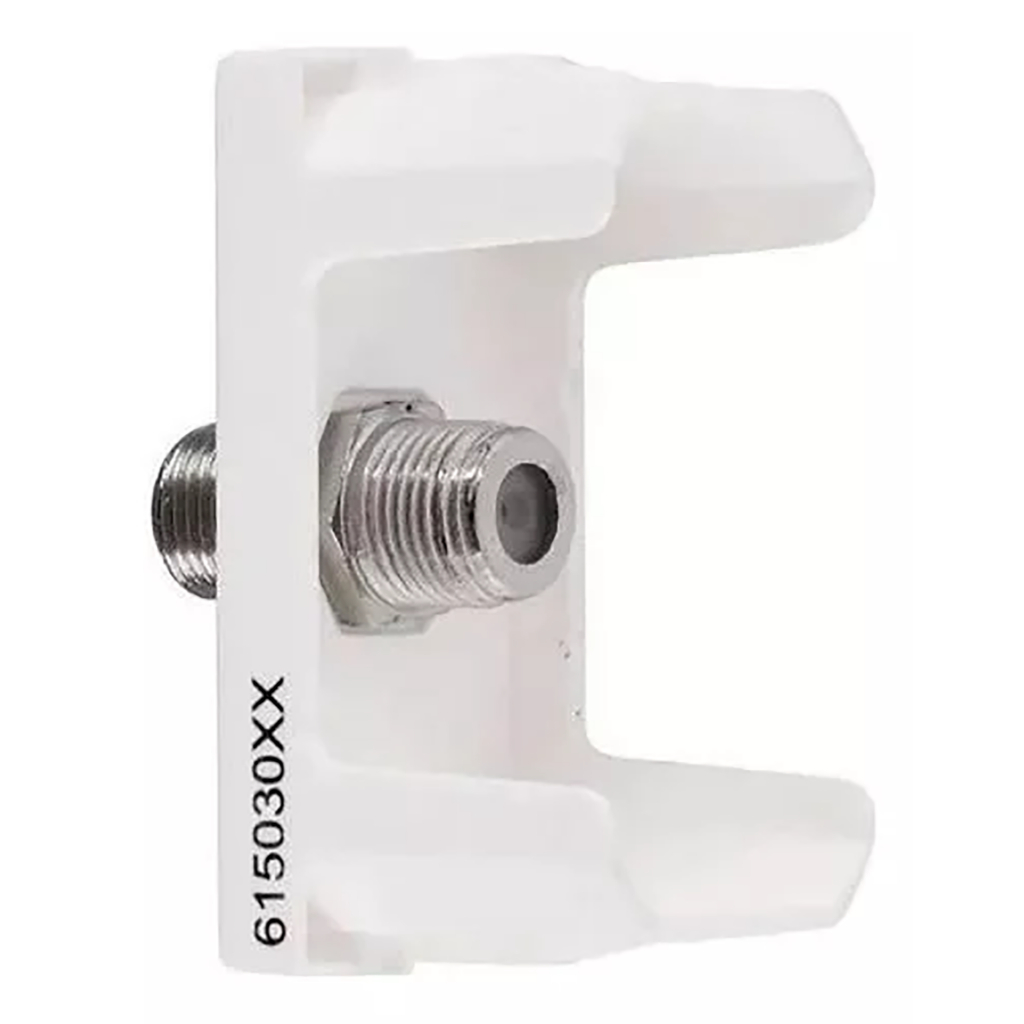 Modulo Tomada Antena Tv P/cabo Coaxial Branco 75 Pial Plus
