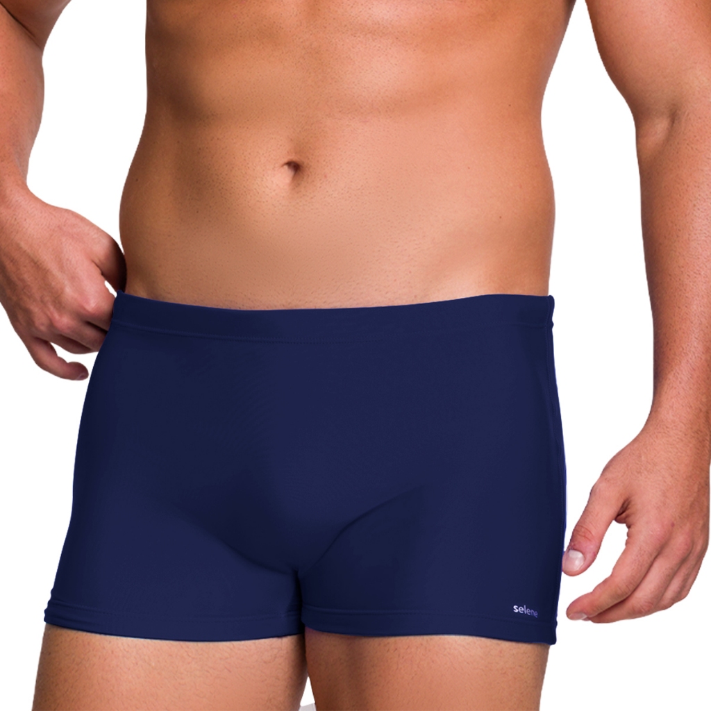 Sunga Boxer Selene Masculina Poliamida UV50+ Ajustável Confortável Praia Piscina Natação Original