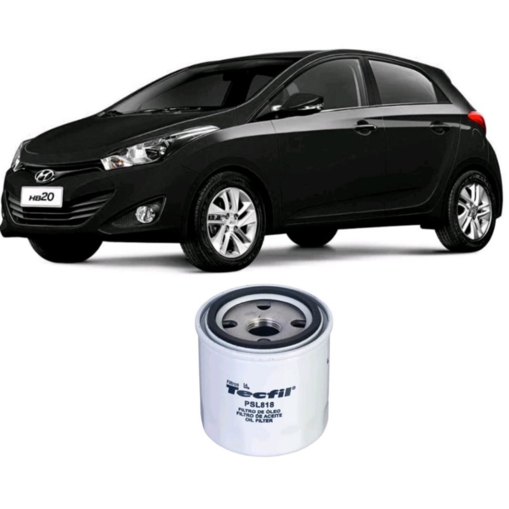 Filtro Óleo Hyundai Hb20 1.6 16V 2012 a 2019 Tecfil-psl818 em Oferta na Shopee