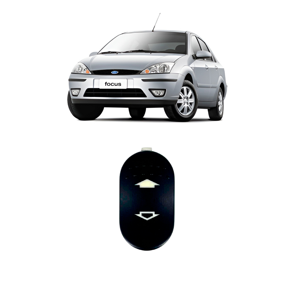 Botão Vidro Elétrico Focus Simples 6 pinos em Oferta na Shopee