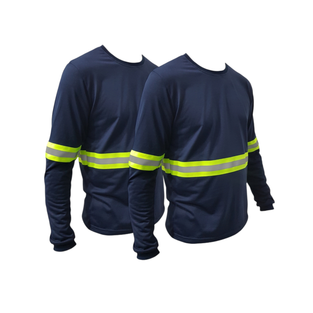 Kit 2 Camiseta Manga Longa Malha Fria PV CONTRUÇÃO CIVIL, INSTALADORES INTERNET e RODOVIAS em Oferta na Shopee