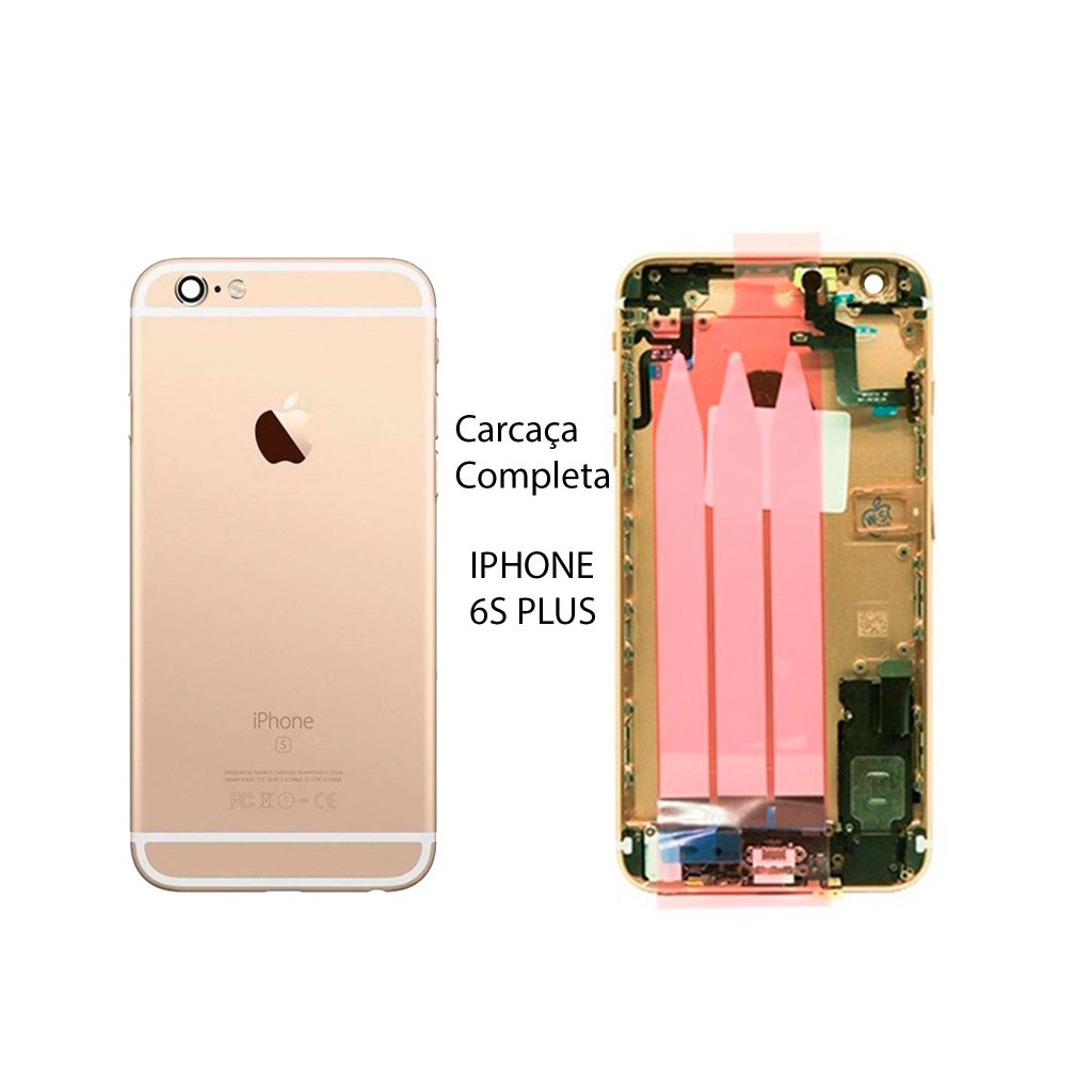 Carcaça Tampa Traseira Compativel Iphone 4g / 5g / 5c / 5s / 6g / 6 Plus /  6s / 6s plus / 7g / 7 Plus