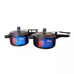 KITS COM 2 PANELAS DE PRESSÃO PRETA CRAKEADA 2L + 3 / 4,5 / 7 OU 10L + ENVIO RÁPIDO