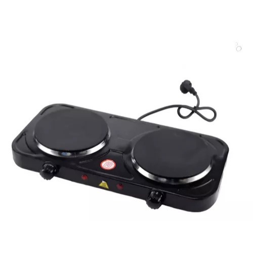Fogareiro Elétrico 110V Fogão Cooktop Indução 2000W 2 Bocas
