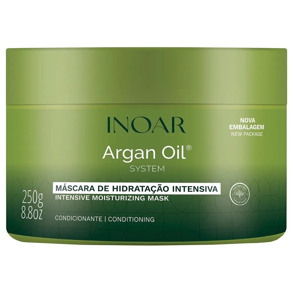 Inoar Argan Oil System  Máscara Capilar 250g em Oferta na Shopee