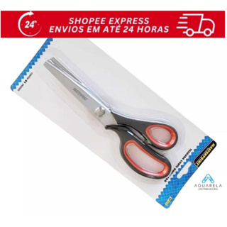 TESOURA DE PICOTAR 23 CM MASTERPRINT, CORTE ZIGZAG em Oferta na Shopee