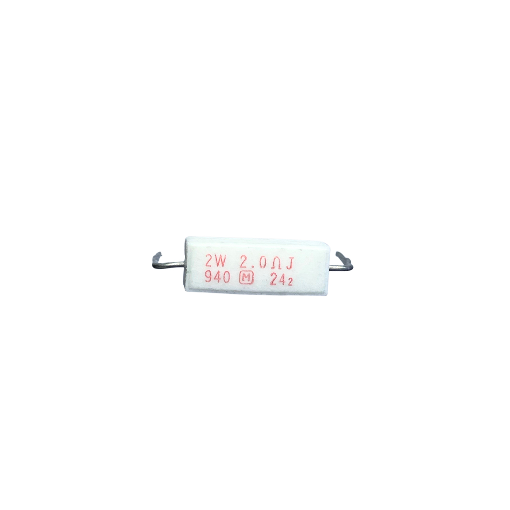 5X RESISTOR 2R0 2W 5% AXIAL PORCELANA PANASONIC