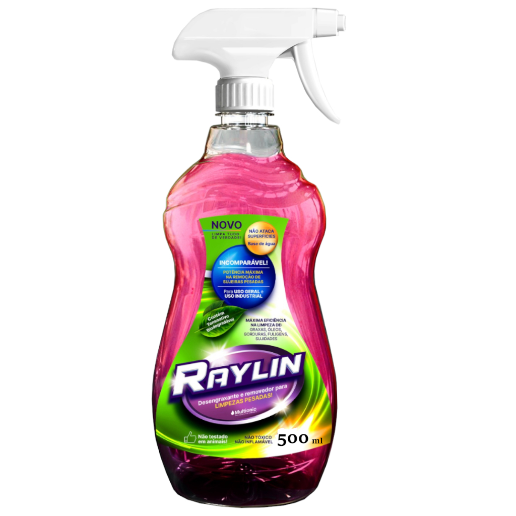 Desengraxante e Removedor Raylin 500ml Limpeza Sujeira Pesada em Oferta na Shopee