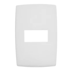 Espelho Placa 1posto Horizontal 4x2 Branco Pial Plus