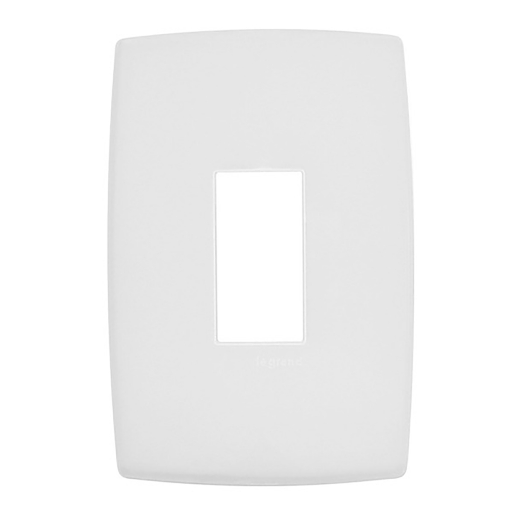 Espelho Placa 1posto Branco Vertical 4x2 Pial Plus