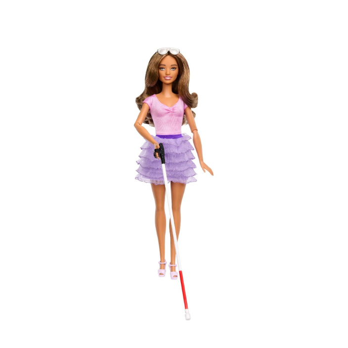 Boneca Barbie fashionista Deficiente Visual 228 HRH17 - Mattel