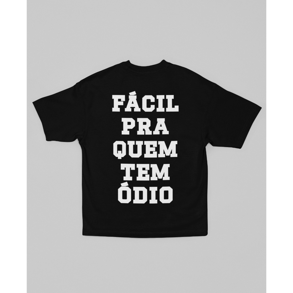 Camisão T-Shirt Oversized Fitness Estilosa P ao G3 Largo Streetwear Confortável Unissex