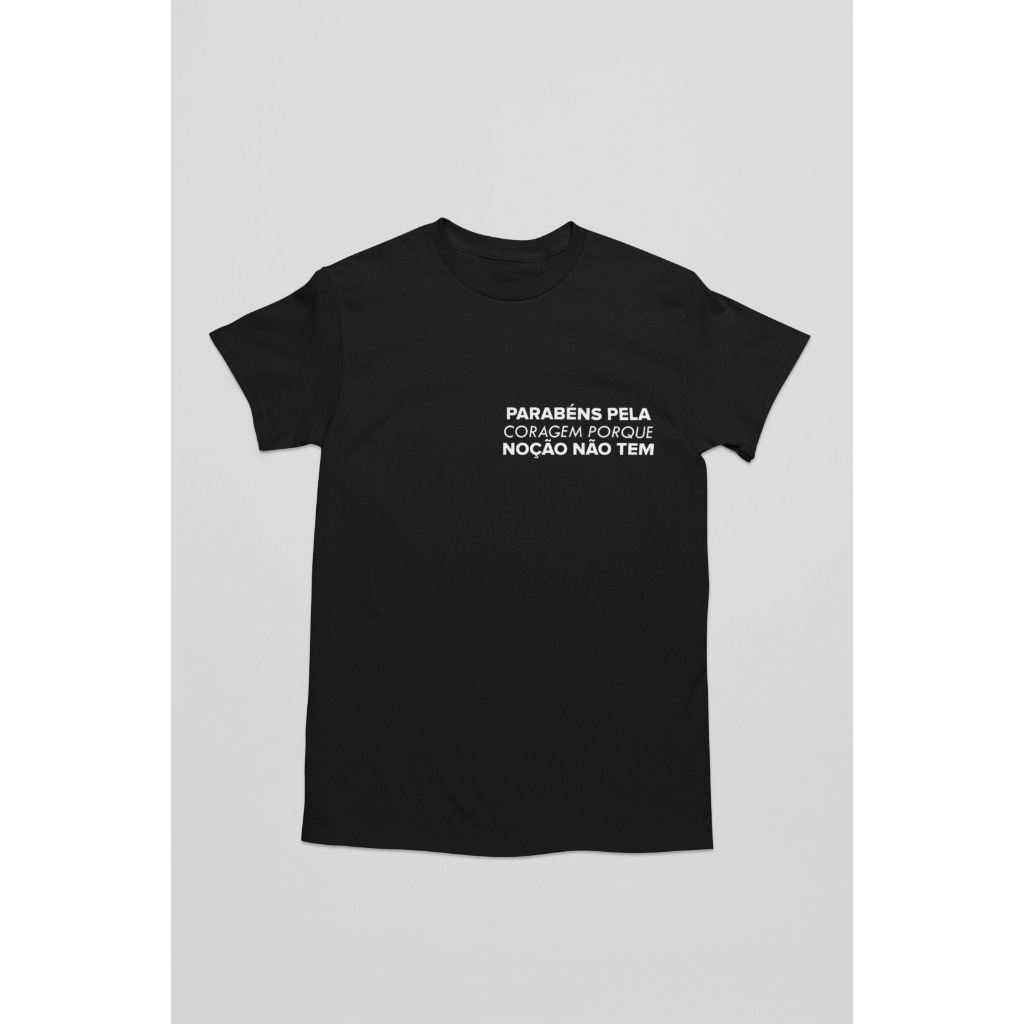 Camisa Camiseta Tradicional 100% Algodão Divertida Frases Engraçadas Unissex Confortável